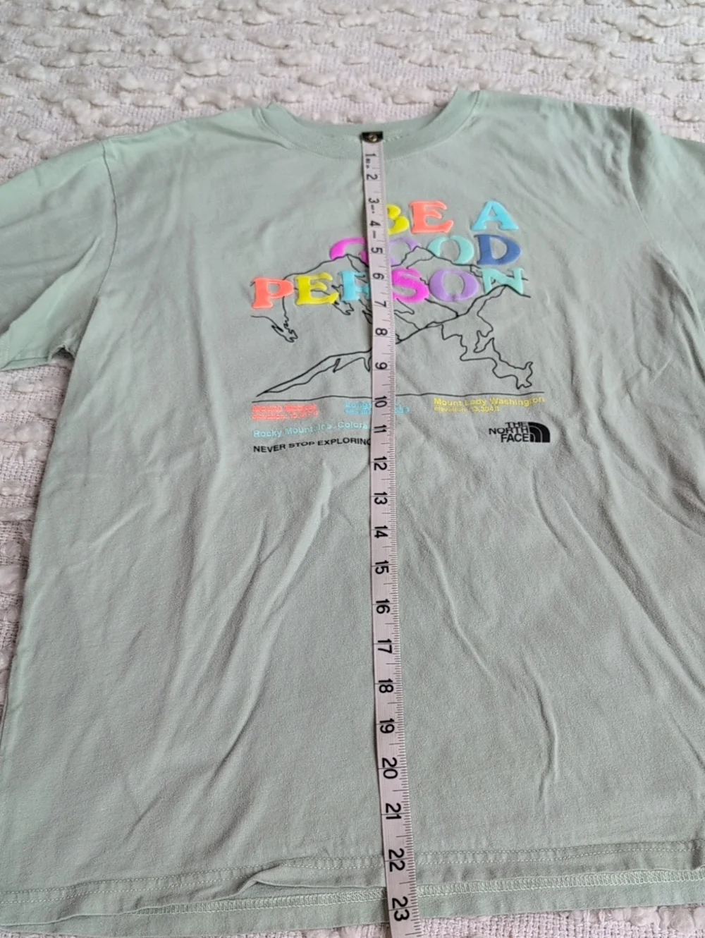 The North Face Kids' Gray Long Sleeve Short Sleeve UPF Tee Be A Good Person